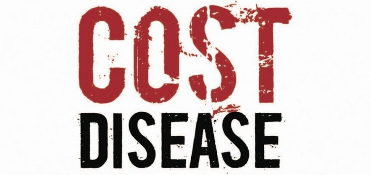 What is Baumol's Cost Disease? Explain the cost disease by Baumol