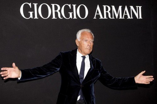 Giorgio Armani rationalises brands as revenues fall