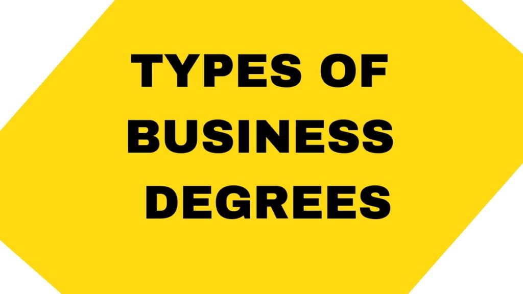 10 Types of Business Degrees Various Types of Degree in Business