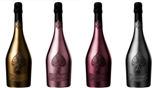 Magnum bottle of Ace of Spades Gold champagne - Picture of Dalla