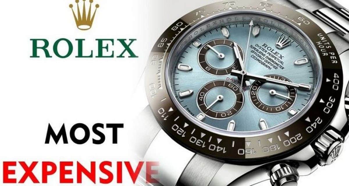 most expensive type of rolex