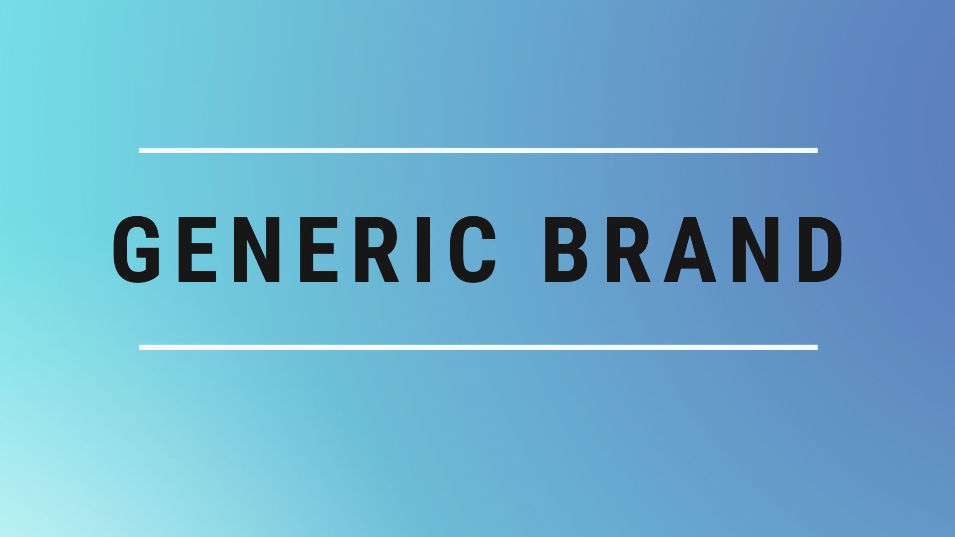 generic brand examples
