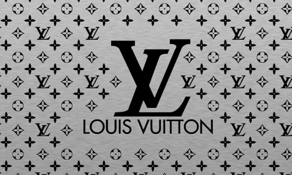 Louis Vuitton Background Brand Logo Pink Symbol Design Clothes