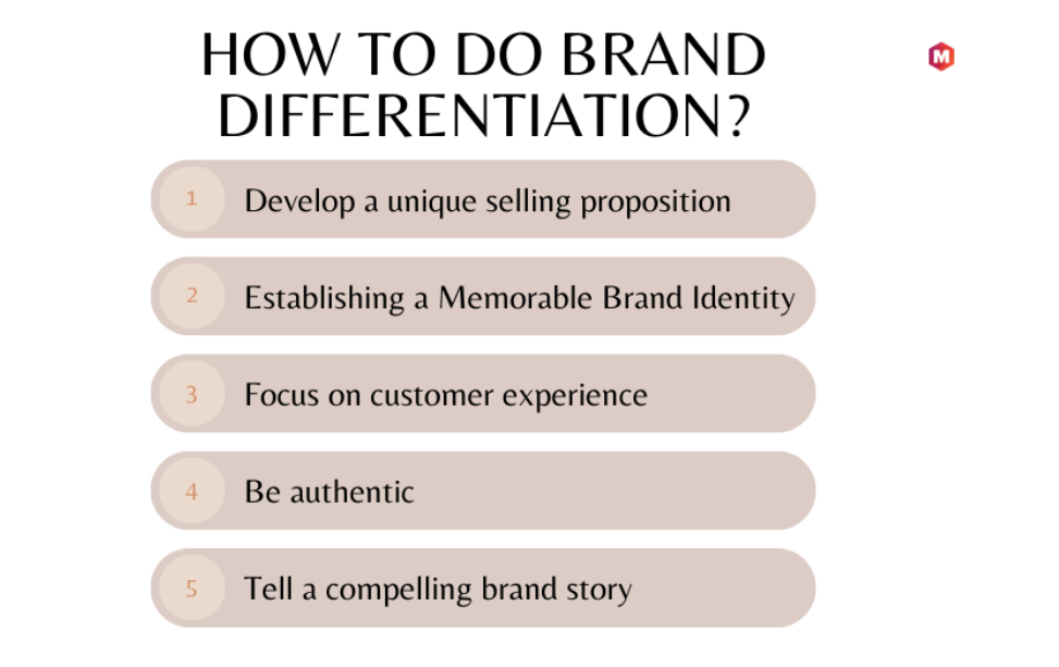 How to do brand differentiation