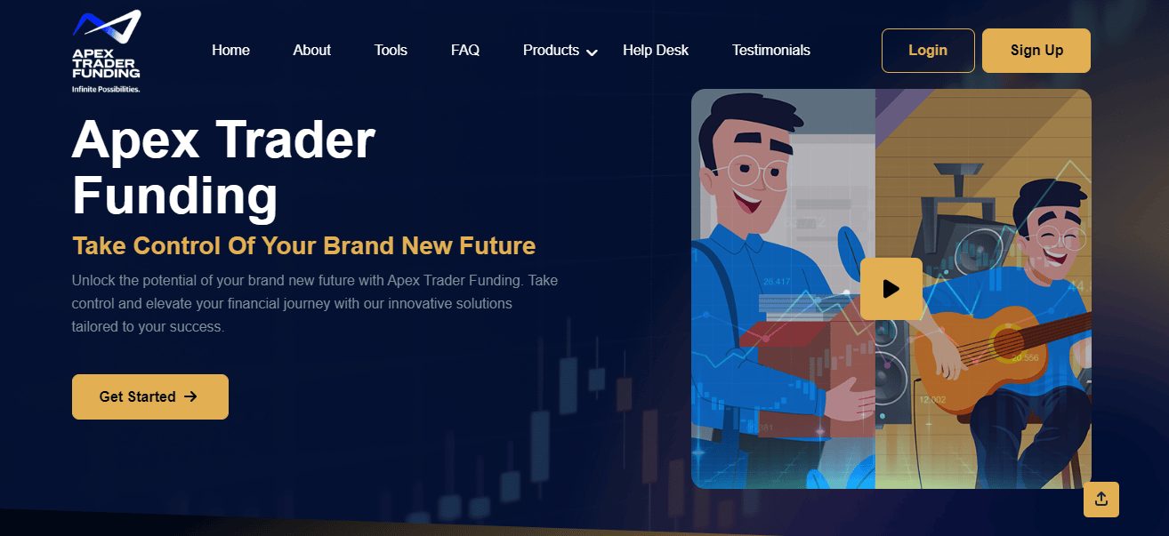 Apex Trader Funding Futures prop trading firm