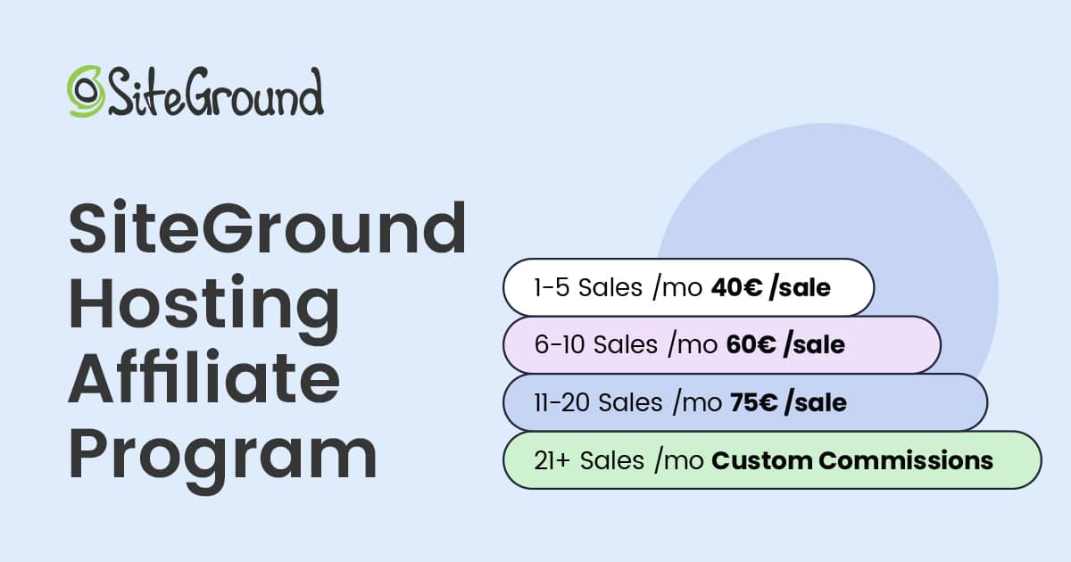 SiteGround - Affiliate Program