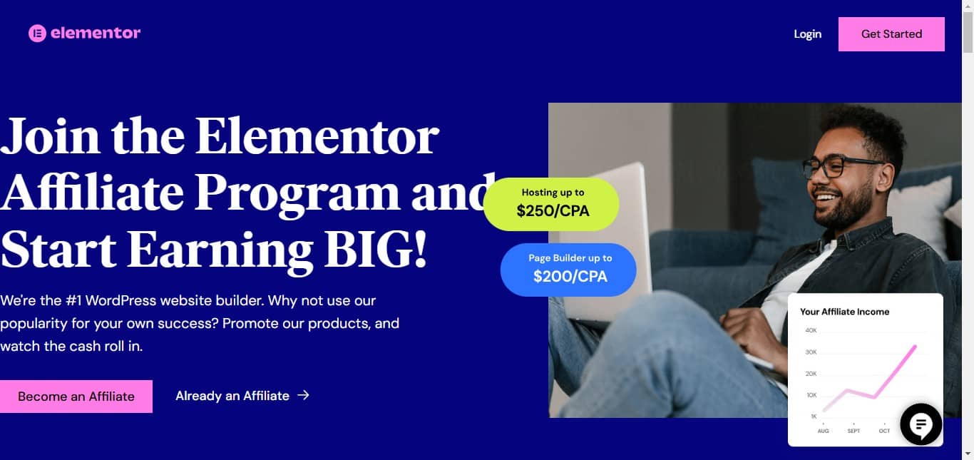 Elementor - Affiliate Marketing Program