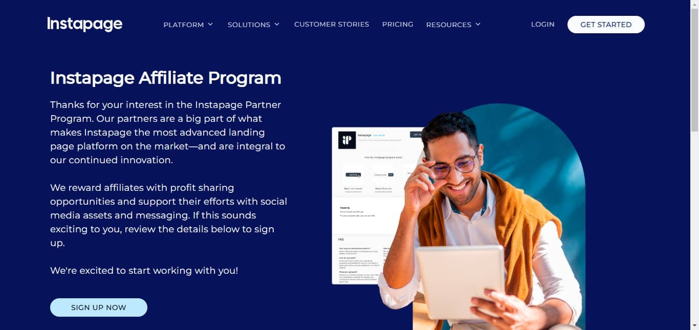 Instapage - Affiliate Marketing Program