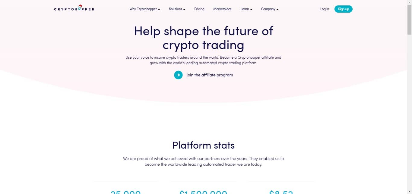 Cryptohopper - Highest Paying Affiliate Program