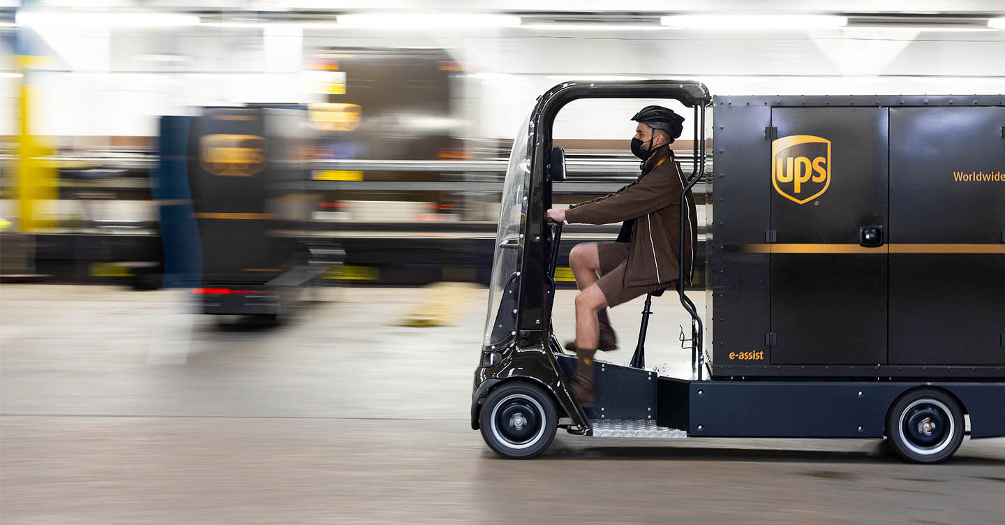 Ups vehicle